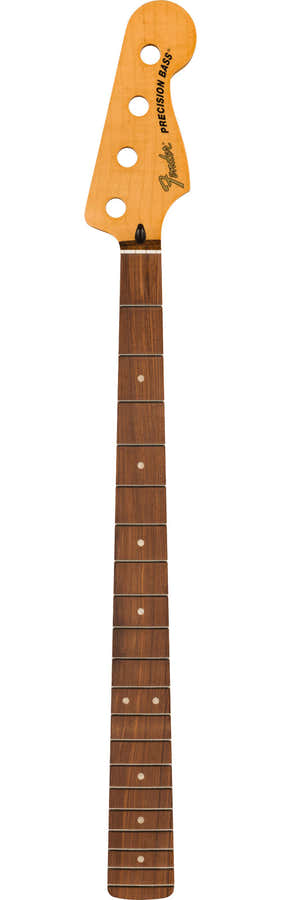 PRECISION TO JAZZ BASS CONVERSION NECK 20 MED JUMBO FRETS 12" RADIUS PAU FERRO