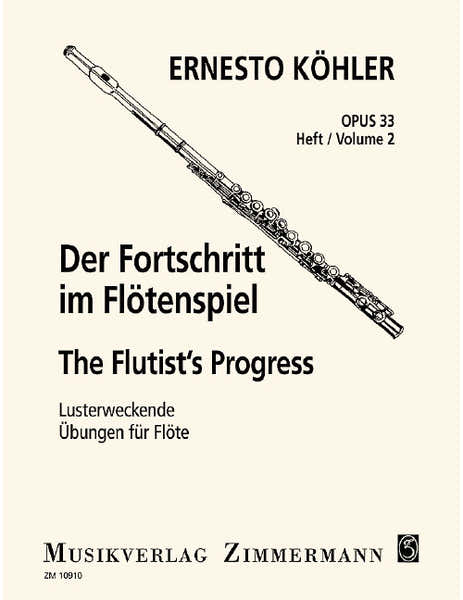 Kähler - Le Progrès Dans L'art De La Flûte Op. 33 - 1-2 Flutes