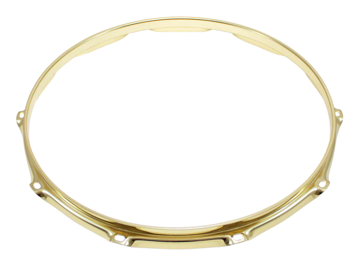 Spannreifen 14" 10 Spannschrauben Goldfarben Super Triple Flange 3.0mm