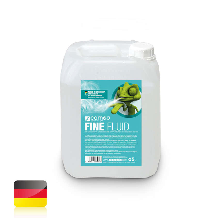 FEINE FLSSIGKEIT 5L - NEBELMASCHINENFLSSIGKEIT MIT SEHR FEINER DICHTE UND SEHR LANGEM LEBEN - 5 L.