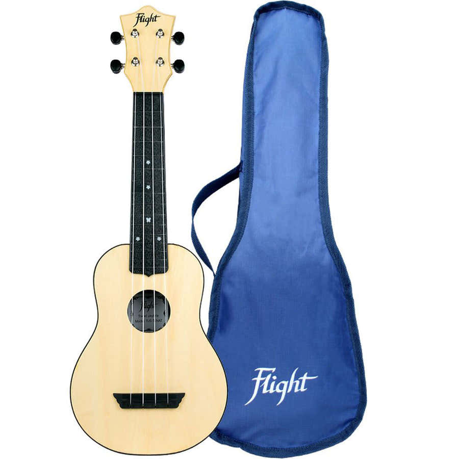 Tus35 ABS-Reise-Ukulele - Natur