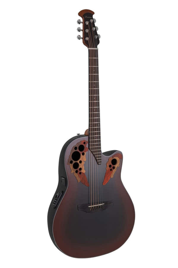E-Akustikgitarre Celebrity Elite Mid Cutaway Reverse Red Burst