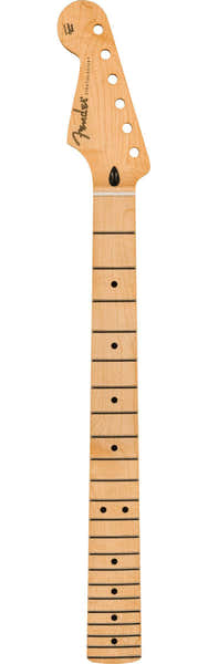 Fender PLAYER SERIES STRATOCASTER REVERSE HEADSTOCK NECK 22 MEDIUM JUMBO FRETS MAPLE 9.5" MODERN "C"