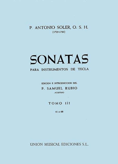 ANTONIO SOLER - Sonate Band drei - 3 - Cembalo