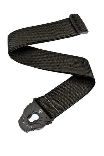 D'ADDARIO Planet Lock Gitarrengurt aus Polypropylen Schwarz