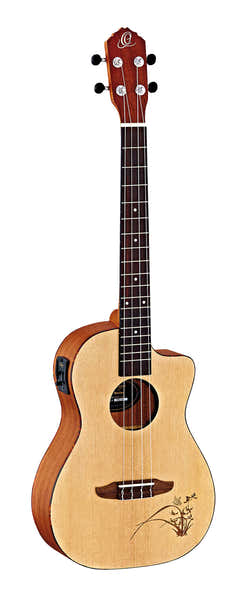 Ortega Bariton-Ukulele Fichte CW EQ