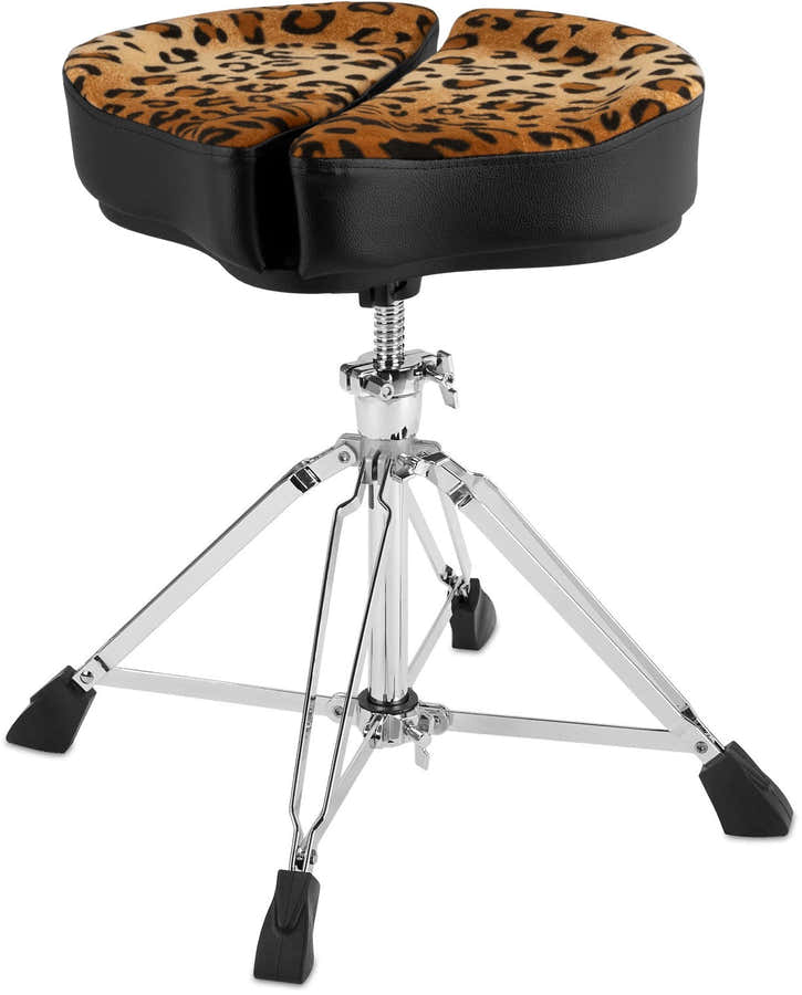 SPG-LEP Schlagzeughocker Spinal-G Leopard - 4-Bein-Basis