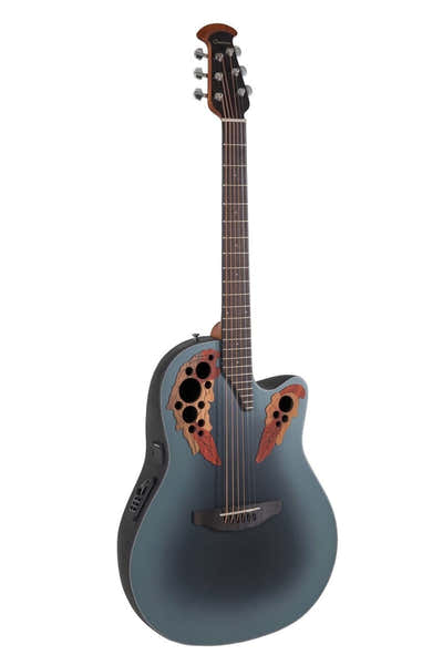 Ovation E-Akustikgitarre Celebrity Elite Mid Cutaway Reverse Blue Burst