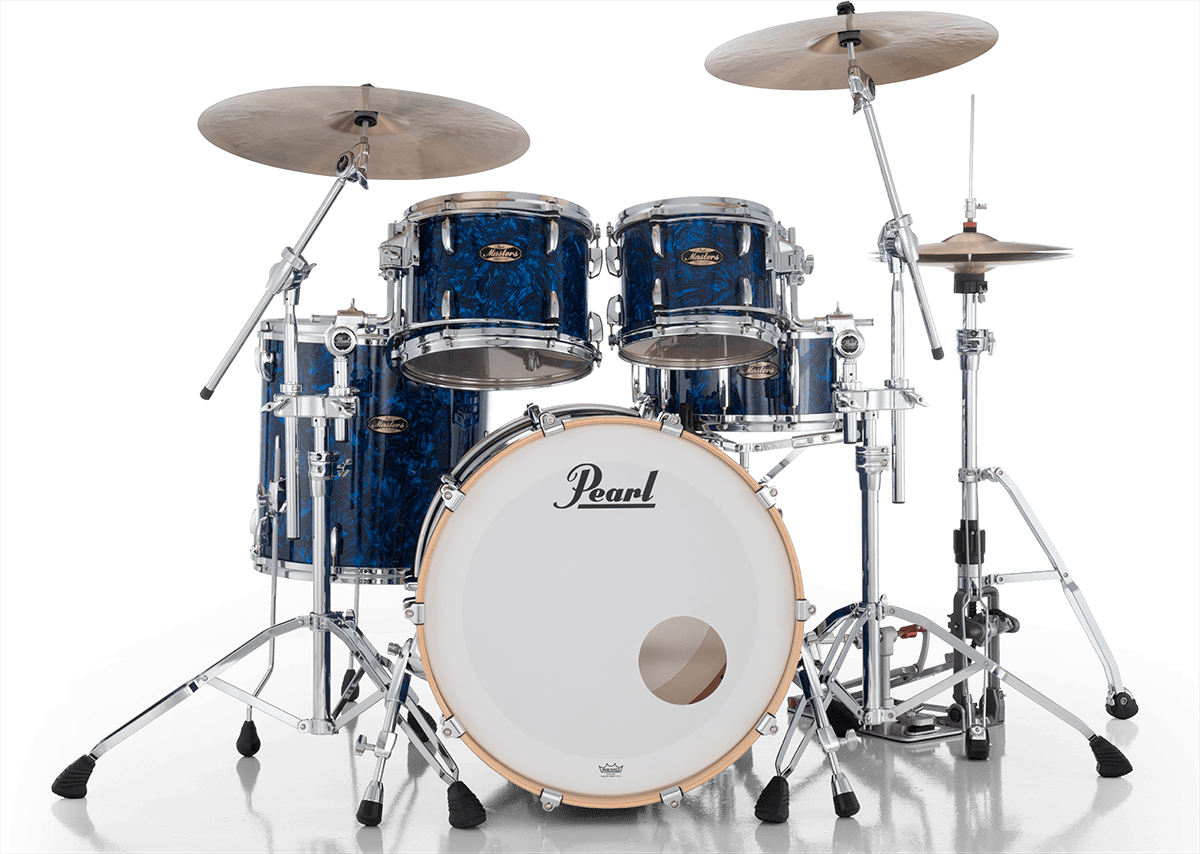 Masters Maple Gum Stage 22 GYROLOCK-l Blaues Abalone