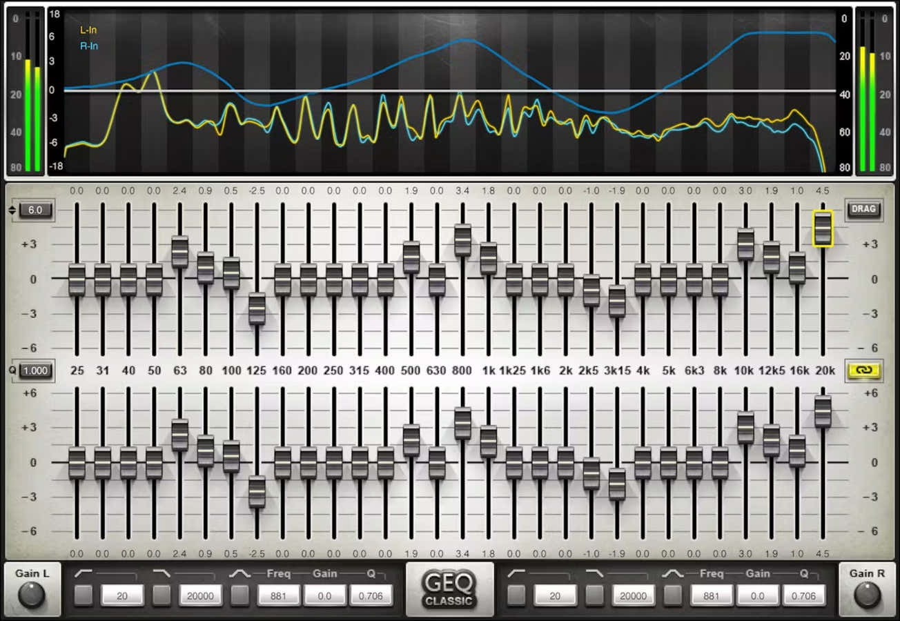 GEQ Grafischer Equalizer
