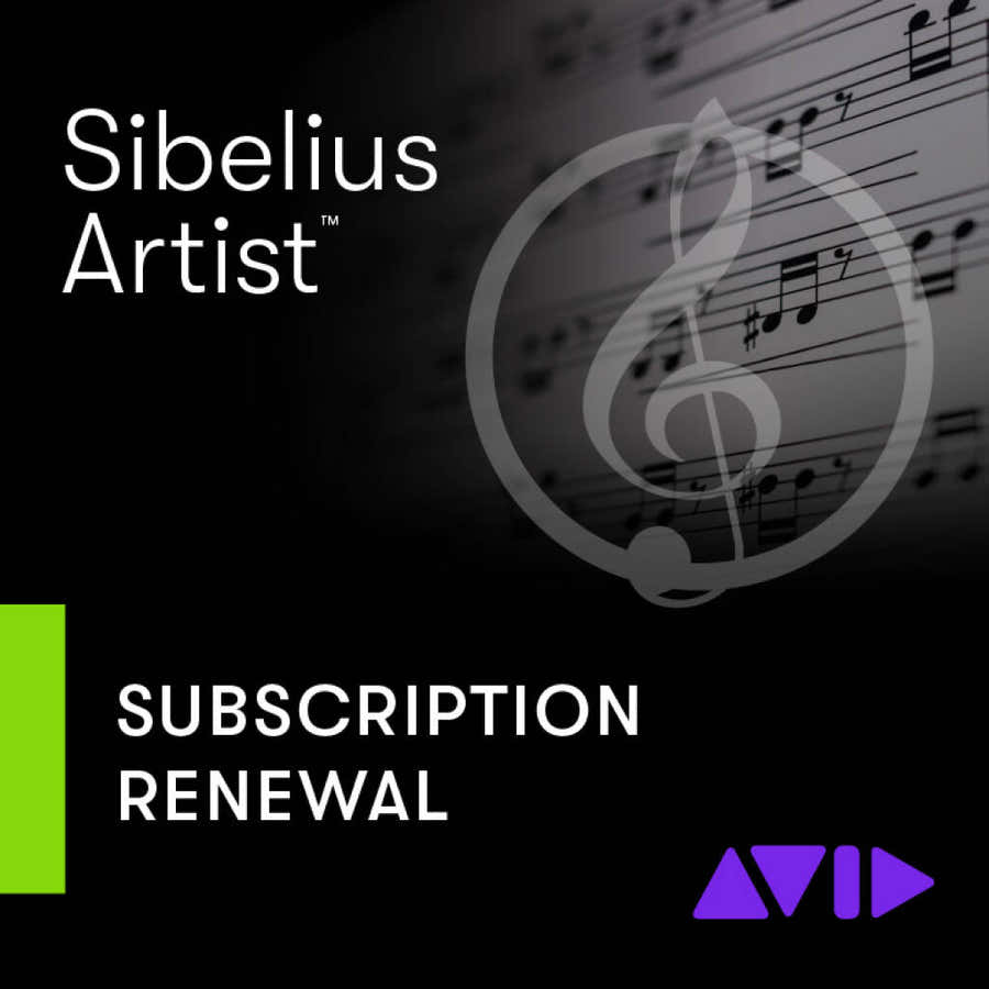 Verlängerung des Sibelius Artist-Abonnements 1Y