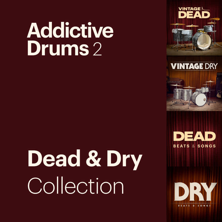 Addictive Drums 2 Dead-&-Dry-Kollektion