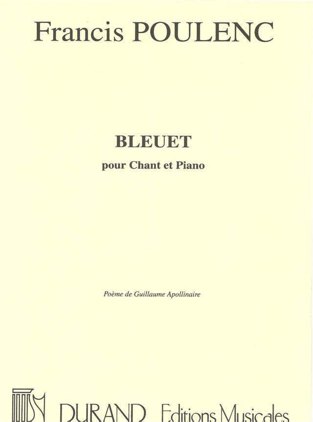 POULENC F. - Kornblume - Gesang und Klavier
