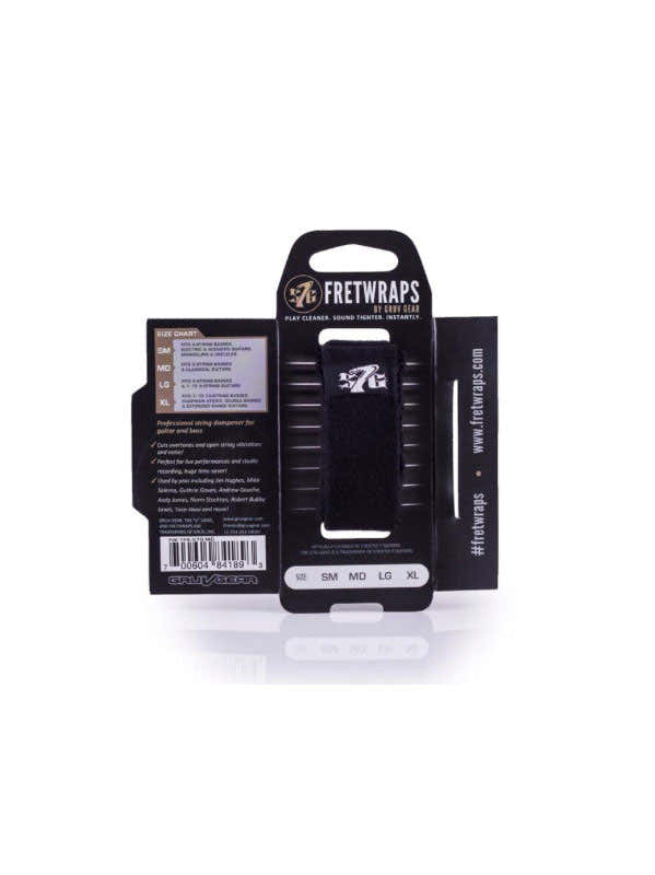 FretWraps S7G Schwarz - Groß