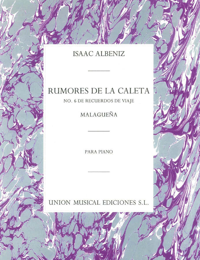 ALBENIZ RUMORES DE CLTA NO6 OP71 - Klavier solo