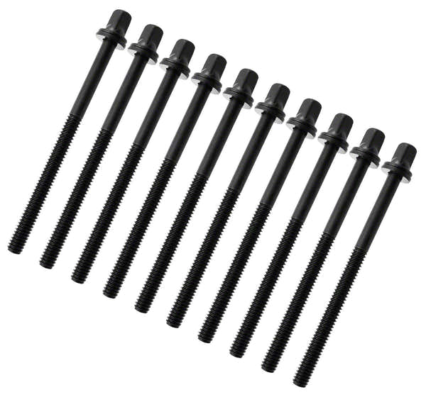 Sparedrum TRC-75W-BK - 75MM SCHWARZE SPANNSCHRAUBEN MIT WASHER - GEWINDE 7/32" (X10)