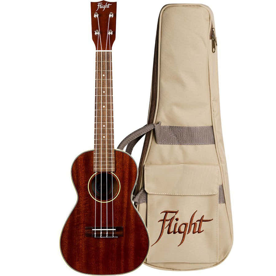 Muc-2 Heritage Konzert-Ukulele aus massivem Holz
