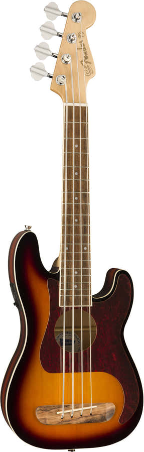 Precision Bass Fullerton Uke WN 3-farbiger Sunburst