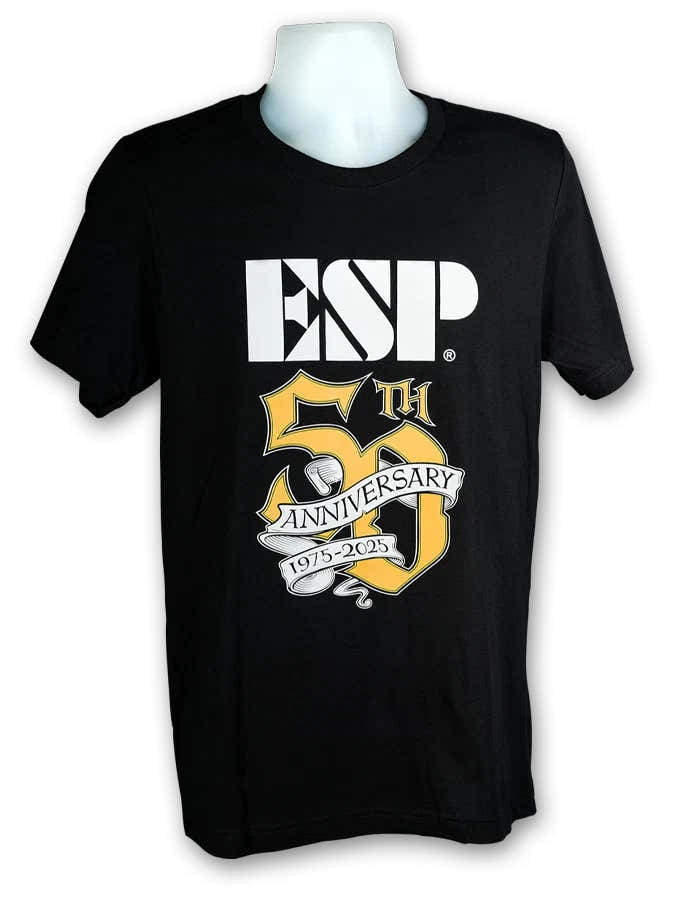 2XL T-Shirt ESP 50 Anni Schwarz