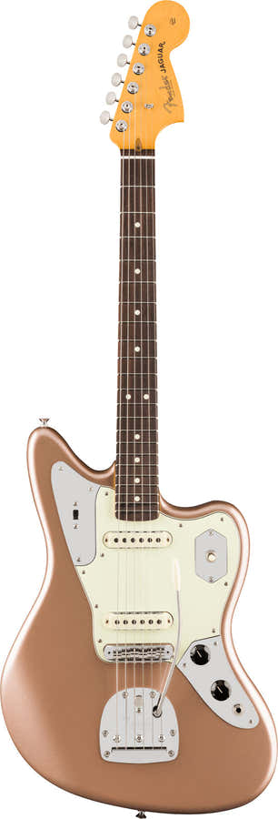 American Professional Classic Jaguar RW Verblasstes Firemist Gold
