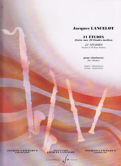 LANCELOT JACQUES - 21 ETUDES - CLARINETTE