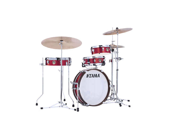 Tama CLUB-JAM PANCAKE JAZZ 18 DRUM KIT BURNT RED MIST
