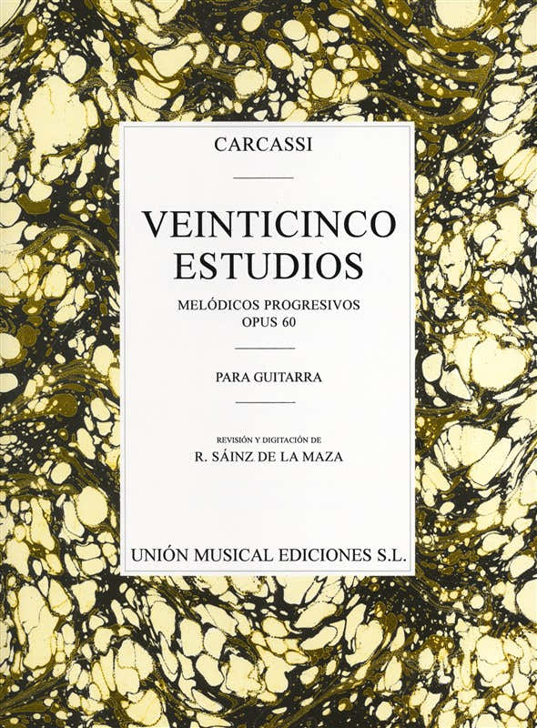 CARCASSI TWENTY-FIVE ESTUDIOS PROGRESIVOS - GUITAR