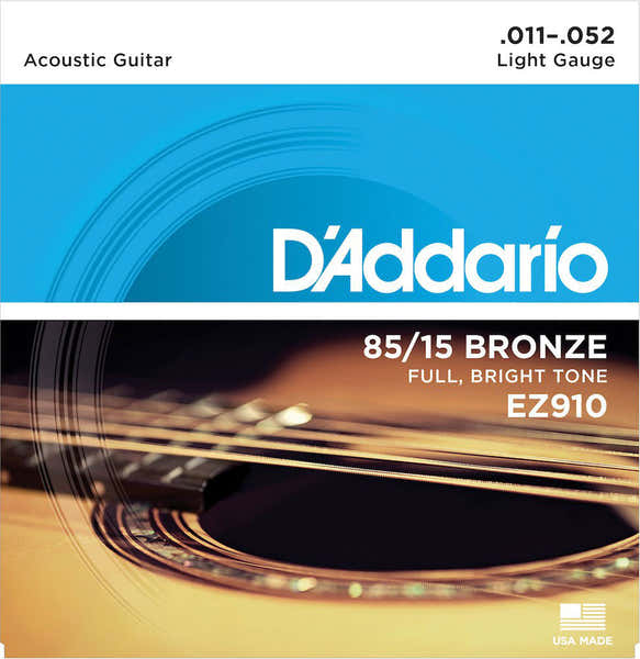 D'ADDARIO EZ910 AMERICAN BRONZE 85/15 LIGHT 11-52