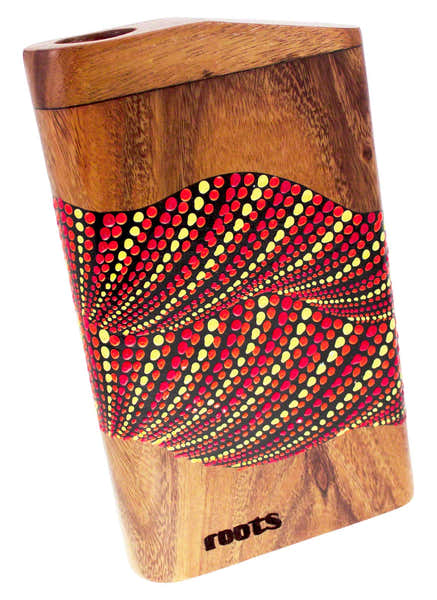 Roots Percussion TRAVEL DIDGERIDOO WITH PAINTED ART - D TONE