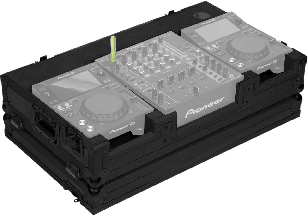 Flight Konsole 10/12'' XDJ700 und DJM750 W Schwarz