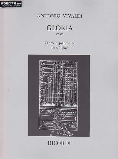 VIVALDI ANTONIO - GLORIA - CHANT / PIANO