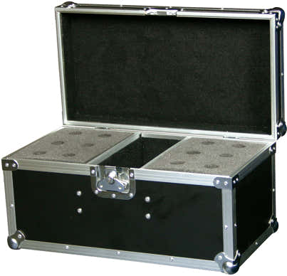 Flightcase für Mikrofone