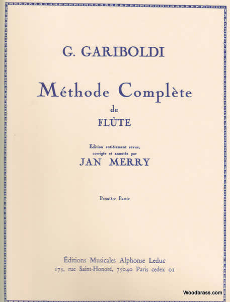 Gariboldi Giuseppe - Methode Complete De Flute Vol.1