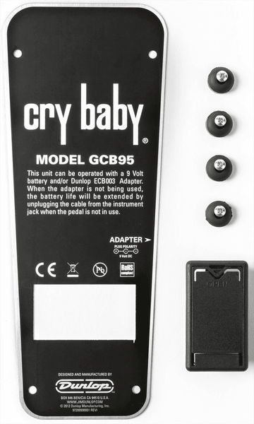 Dunlop PLATE + BATTERY DOOR + CRYBABY PADS