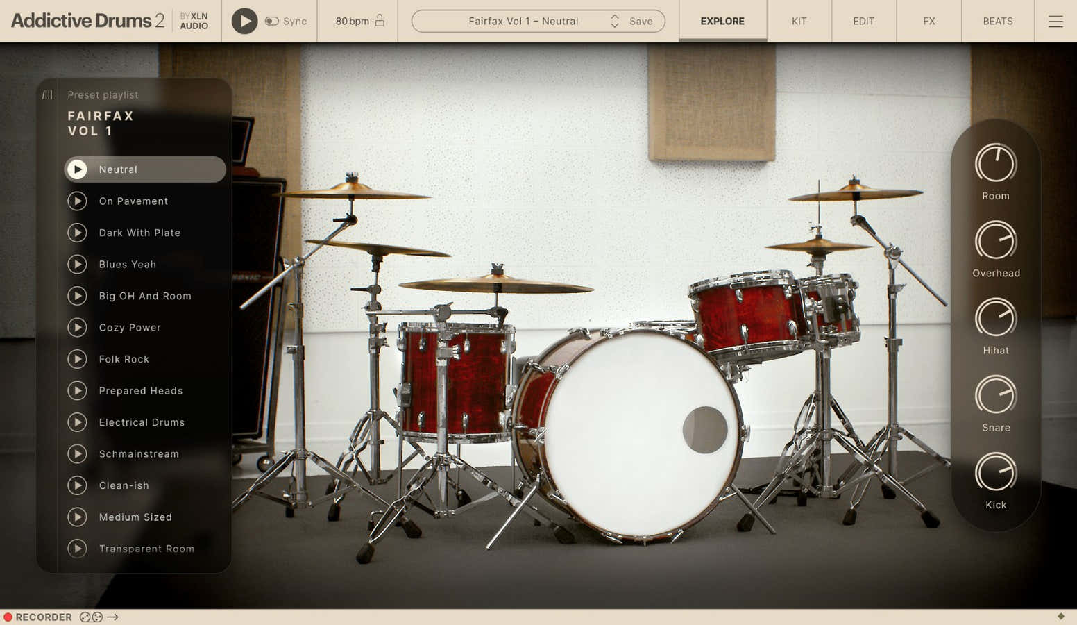 Addictive Drums 2 Fairfax Vol. 1 ADpak