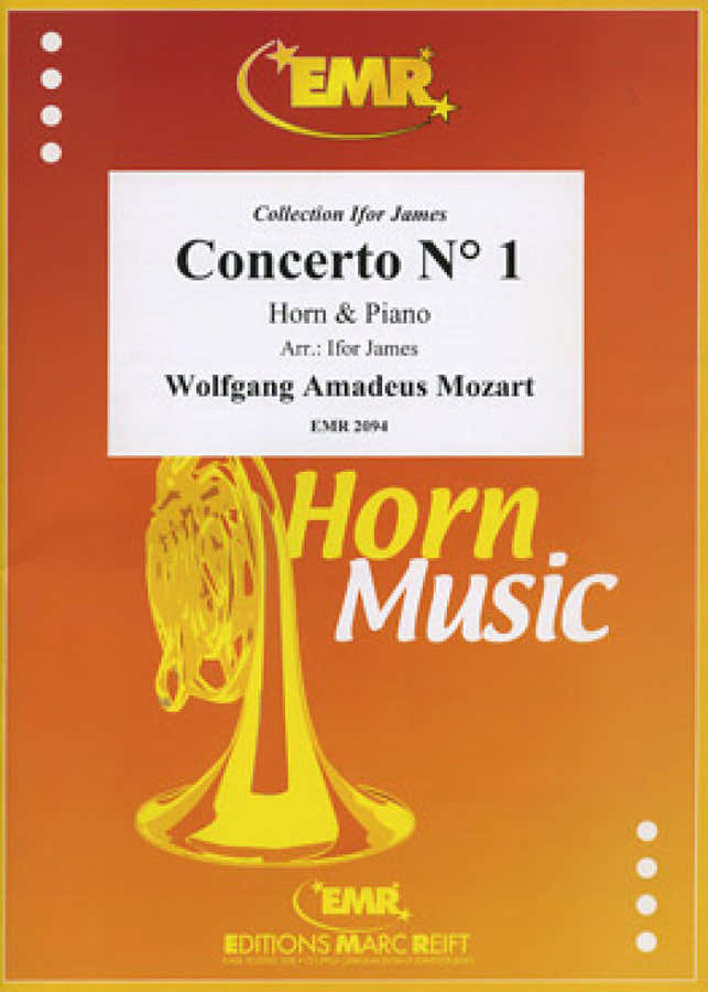 MOZART W.A. - KONZERT N°1 - HORN & KLAVIER (Arr. IFOR JAMES)