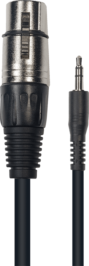 Stereo-Klinkenkabel 3,5 mm XLR Weiblich. 3 M