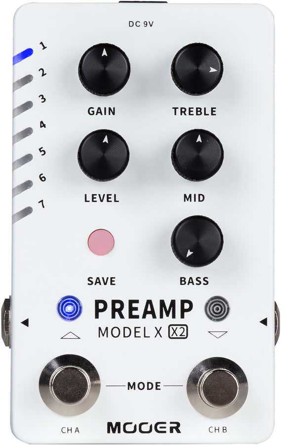 PEDAL MOOER PREAMP MODEL X X2