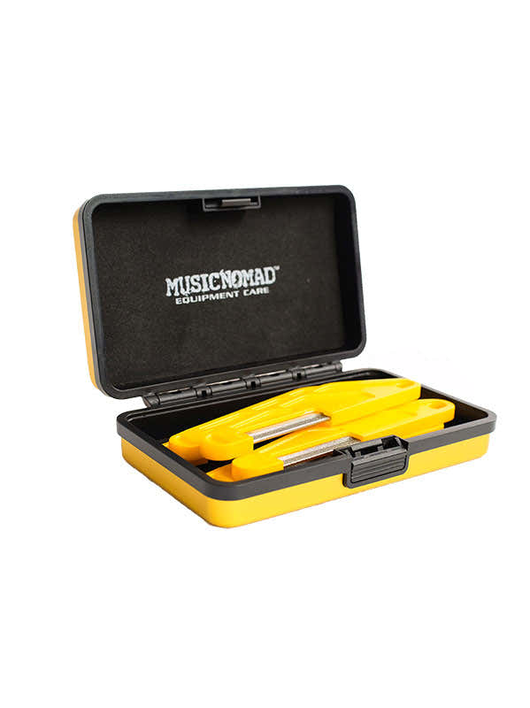 MN673 6 Diamantfeilen für Bass Metall-Etui - Medium/Light-Saiten