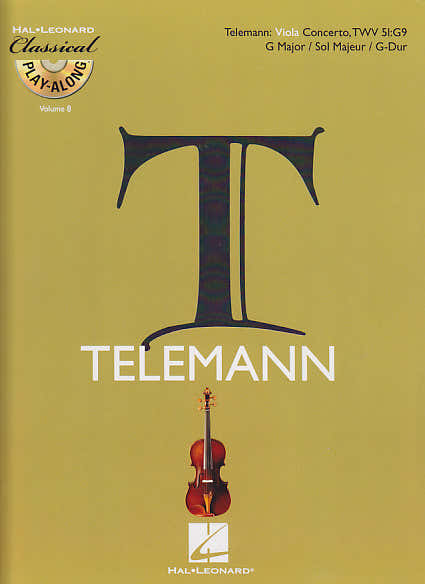 TELEMANN G.P. - Konzert in G-Dur TWV 51:G9 + CD - Bratsche