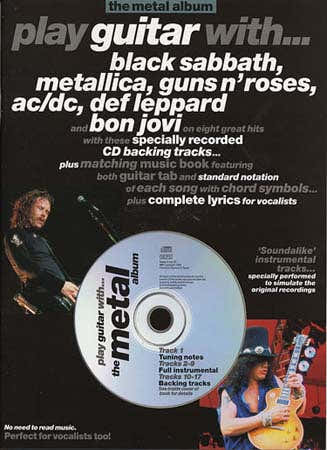 Gitarre spielen mit - Metal-Album + CD - Gitarrentabulatur
