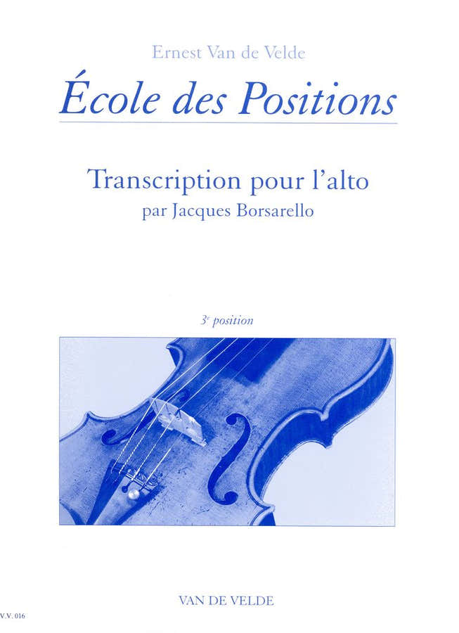 École Des Positions Transcription Alto