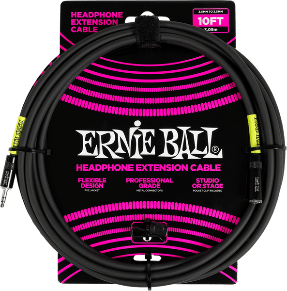 Effects Stereo-MINI-jack-auf-MINI-jack-Verlängerung 3M Schwarz