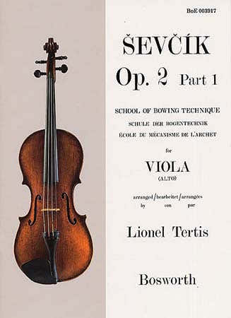 Bosworth Sevcik - Etudes Op.2 Part 1 - Alto
