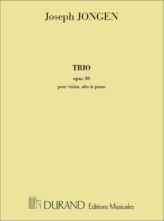Trio Opus 30 - Pour Piano Violon Et Alto