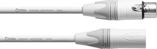 Mikrofonkabel XLR 10 M Weiß