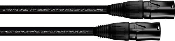 Cordial Kabel Ethercon CAT 7A - S/FTP 5m