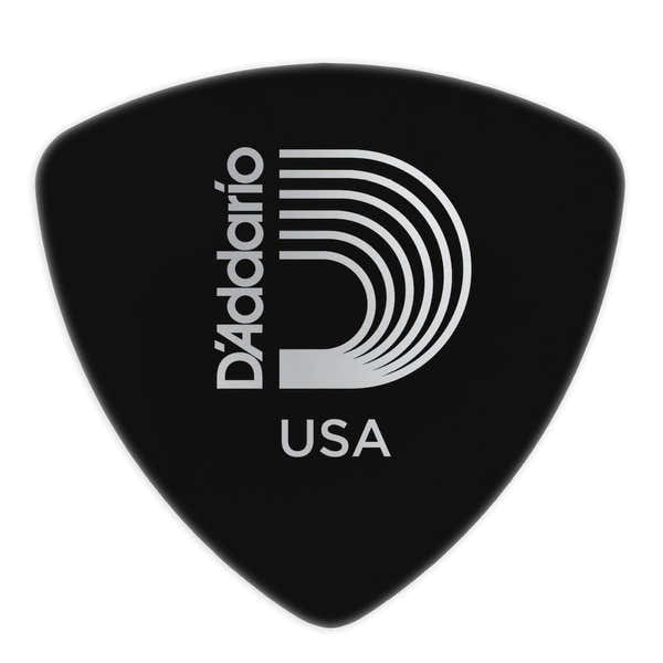 D'ADDARIO Schwarzes Zelluloid Schwer Breite Form pro Stück