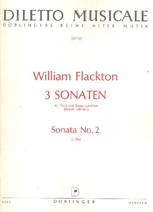 Flackton William - Sonate in D-Dur - Bratsche & Klavier
