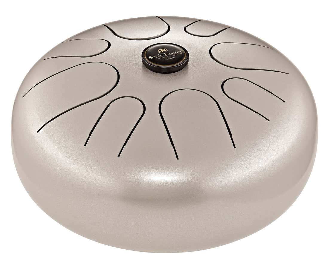 MEINL SONIC ENERGY STEEL TONGUE DRUM G MINOR PEARL GREY
